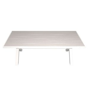 86 in BBQ Table - Icelandic Smoke White