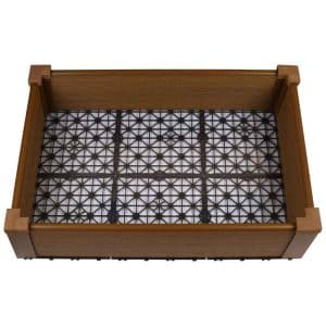 Raised Garden Bed Kit 2 ft x 3 ft - Teak