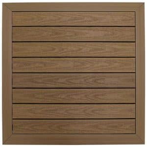UltraShield Naturale QuickDeck 28 in X 28 in Shower Tile Kit - Teak